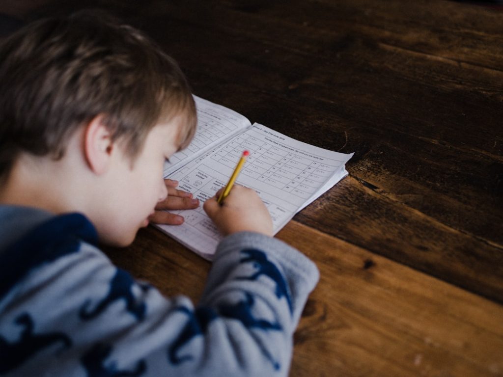 Photo Selective School Writing